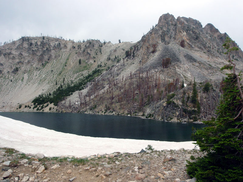 Looking north over Sawtooth Lake