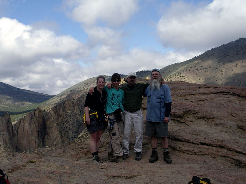 After climbing Misery Ridge