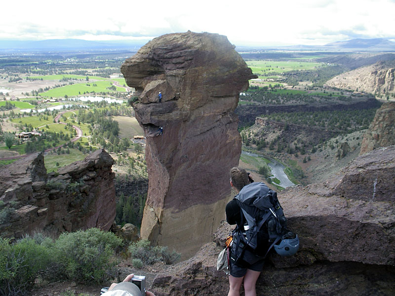 Sue contemplates Monkey Face