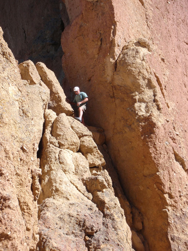 Doug explores possible alternate route over Asterisk Pass