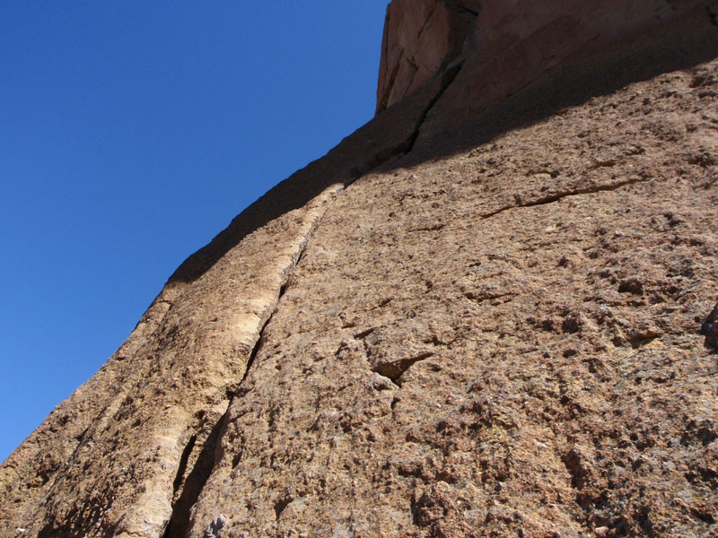 Bottom of Spiderman (5.7****, West Side Crags)