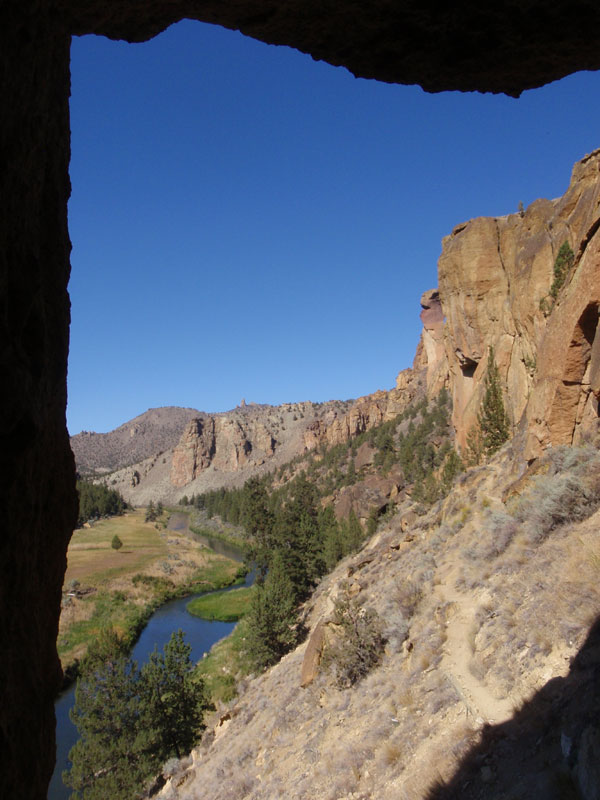 Some of Monkey Face from Asterisk Pass trail