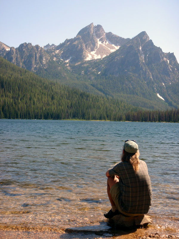 Contemplating the climb