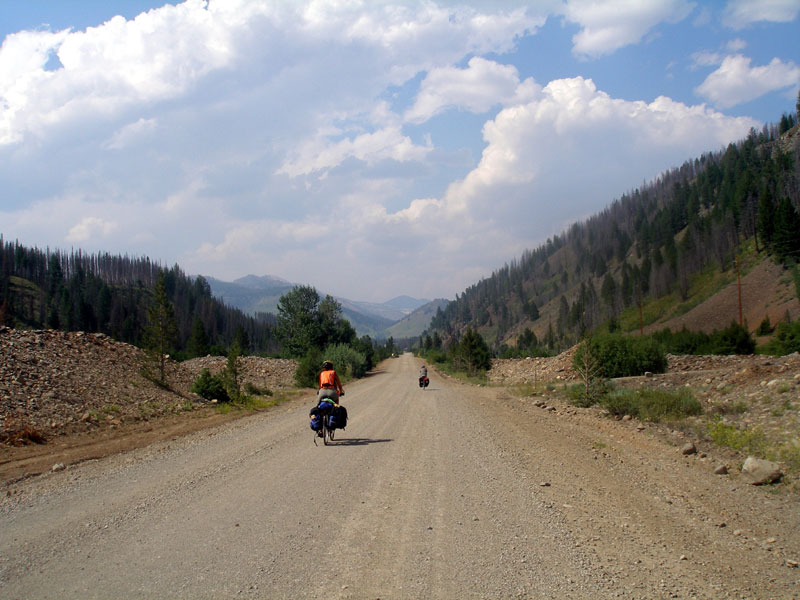 On the gravel