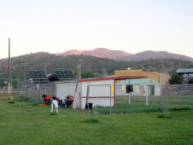 Campsite at Grant Co. Fairgrounds