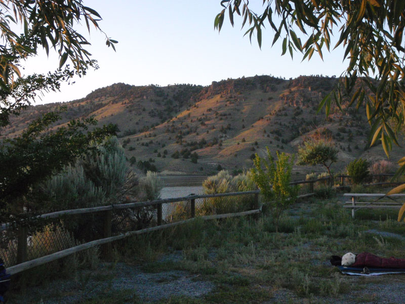 Hills above the reservoir