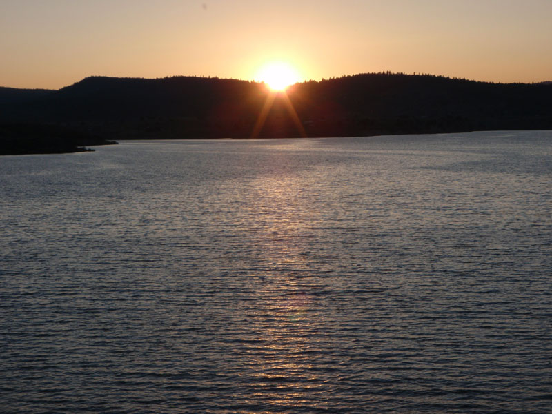 Sunset at the park