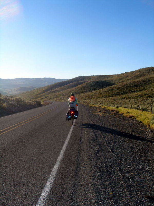 Early start climbing Eldorado grade