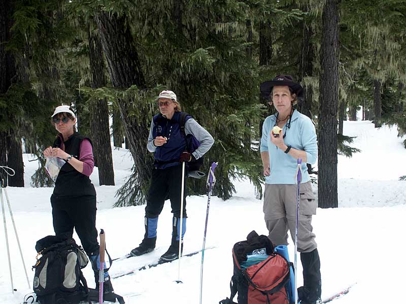 Snacks at JCT Fuji Shelter trail