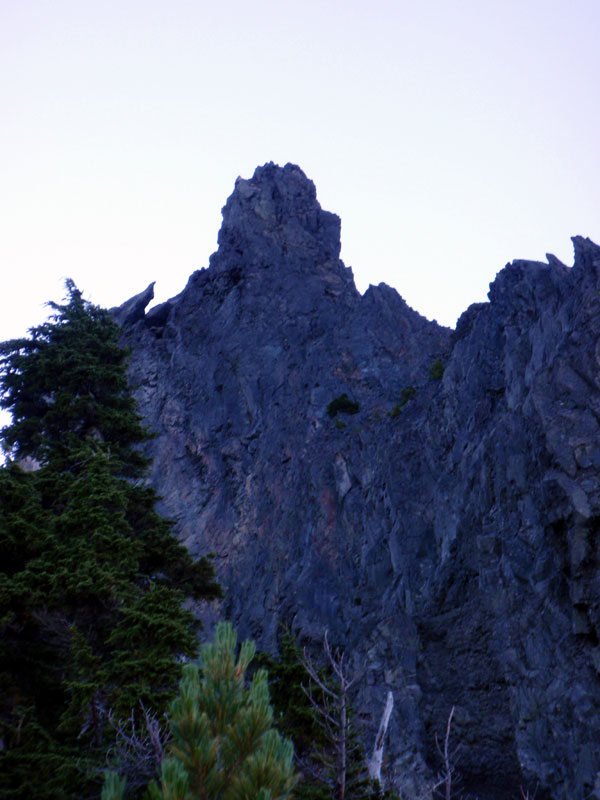 West ridge from below