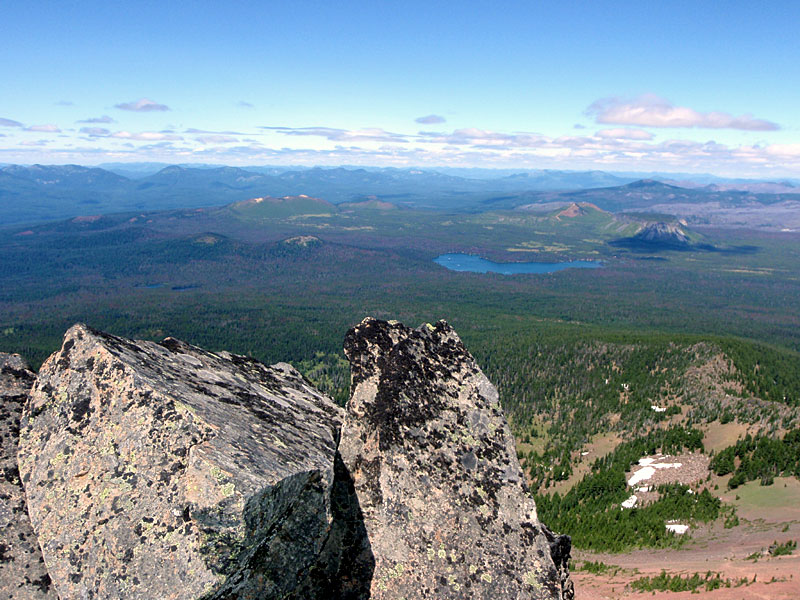 Another belay station view