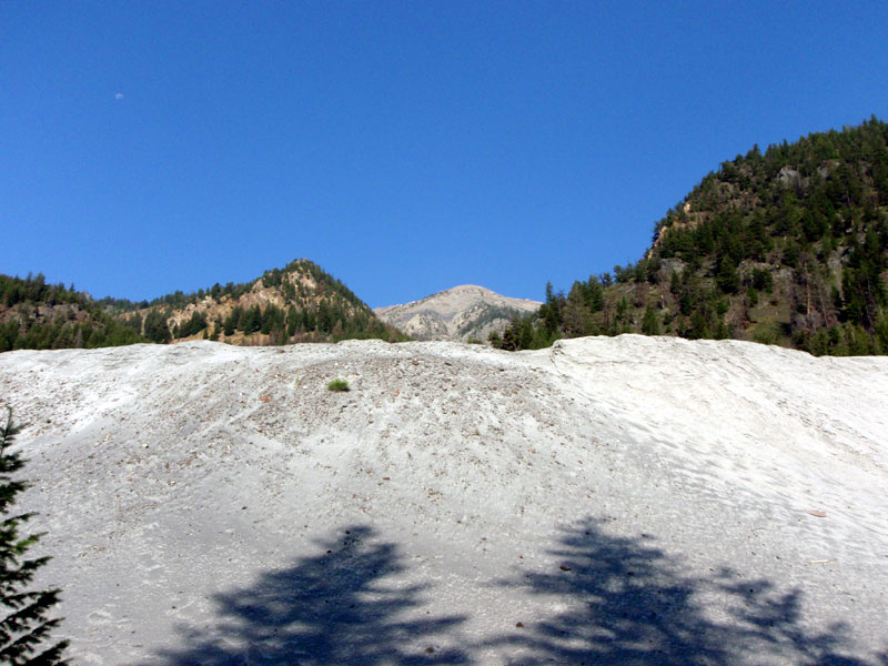 First view of WCP-1, above settling pond