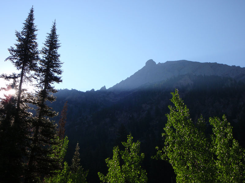 Early light in White Clouds