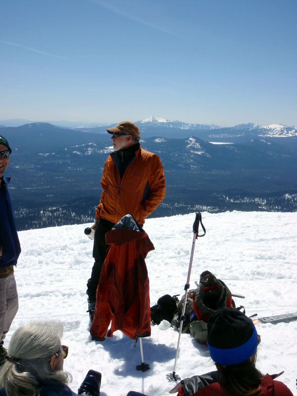 John P. with Mt. Scott in the backgound