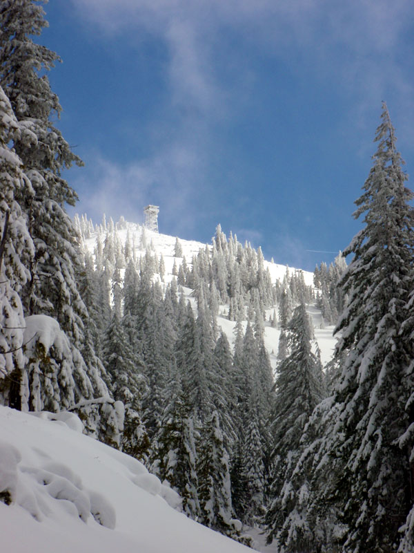 Fairview Peak lookout from the west