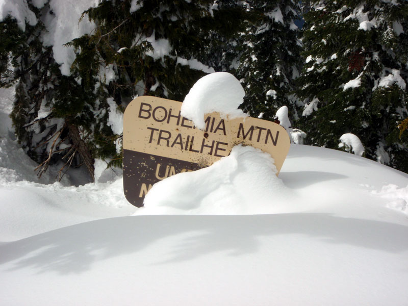 Start of the Bohemia Mountain Trail