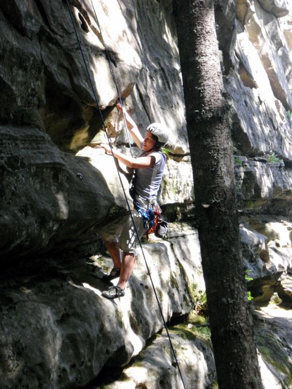 Juli on Turtle Cosmos 5.10b/c