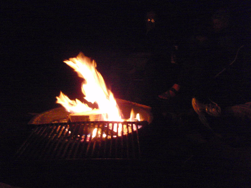 Campfire for Pegg-Carvers last night