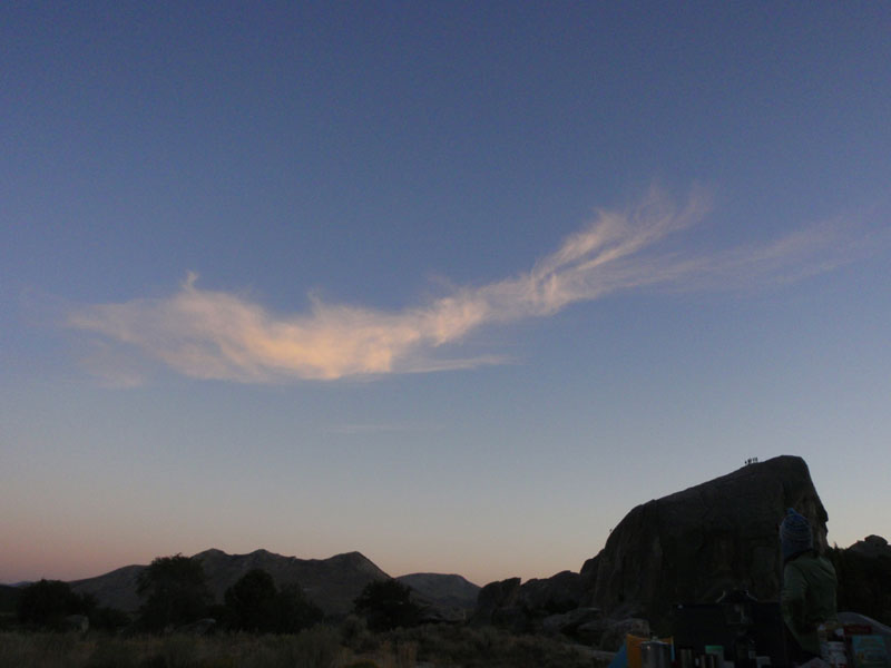 Evening clouds