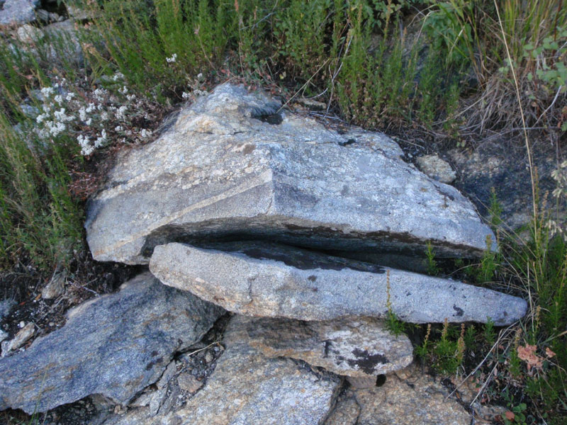 Split rock