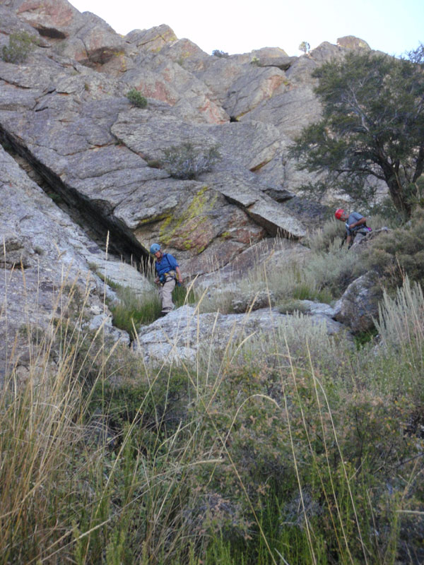 Hiking back to start of Sinocranium