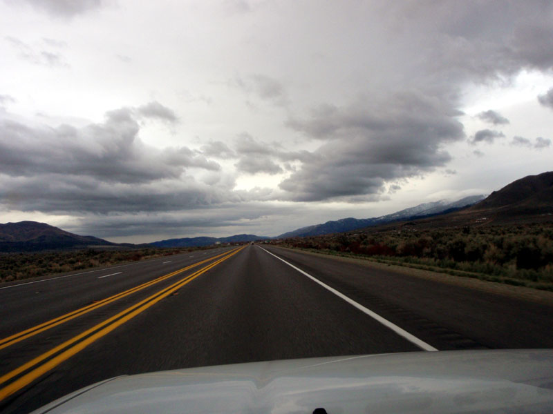 On the road, south of Honey Lake, CA