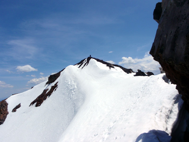 True summit from east gendarme