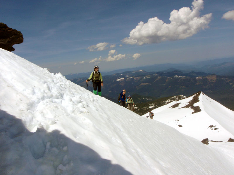 Nearing the summit