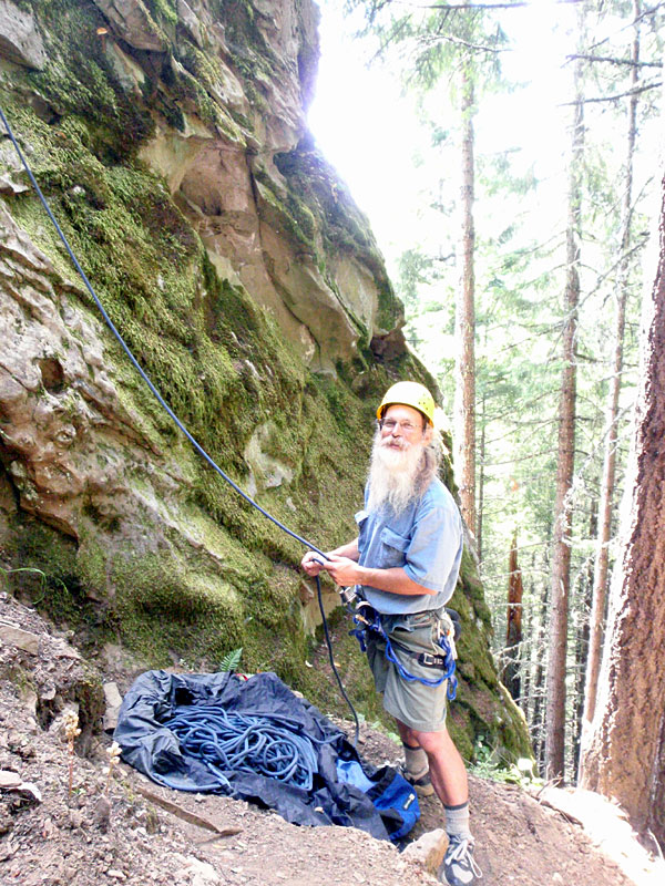 Belaying Doug