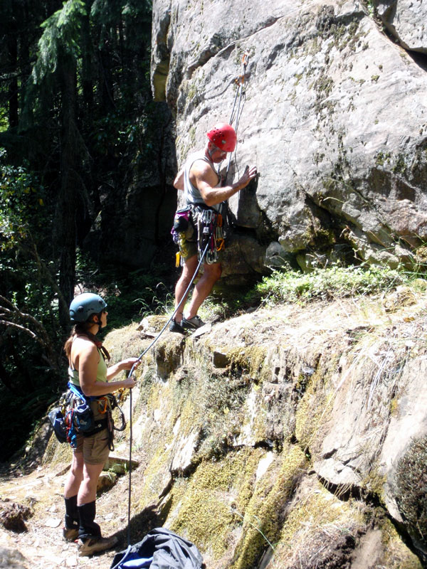 Doug starting on Mantles of Magdalena (*5.9)