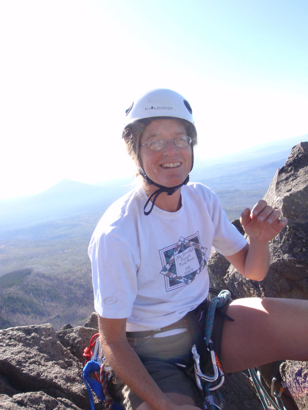 LiLi at the belay