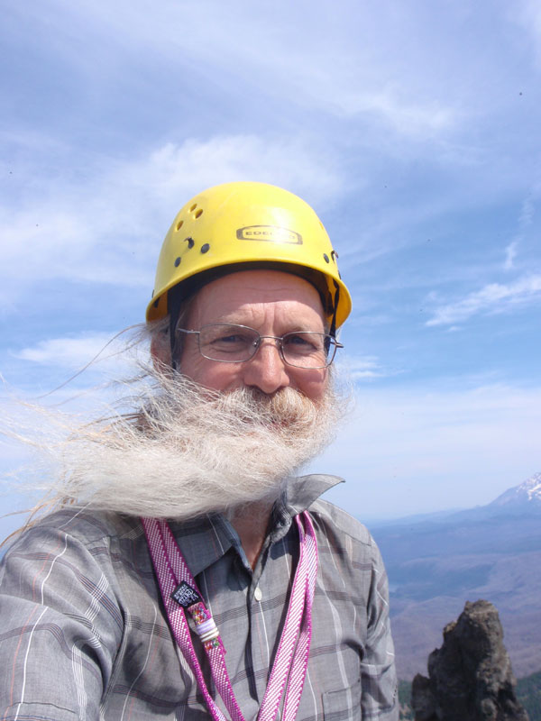 Self-portrait on the summit