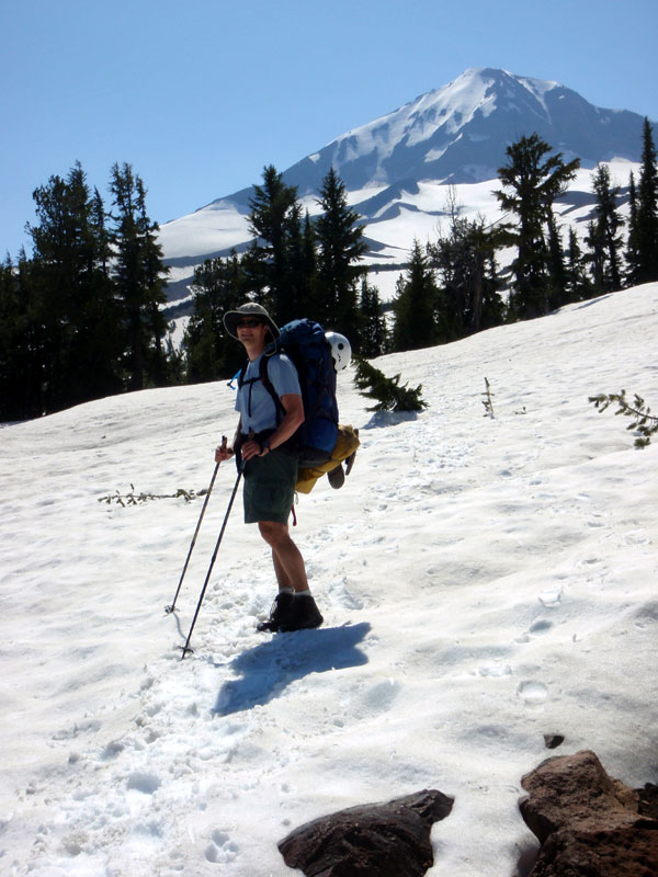 Andrew approaches the Middle Sister