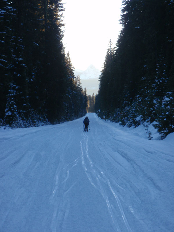 Heading back down the Waldo Road