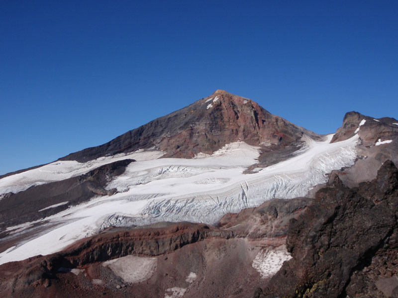 Middle Sister and Hayden Glacier