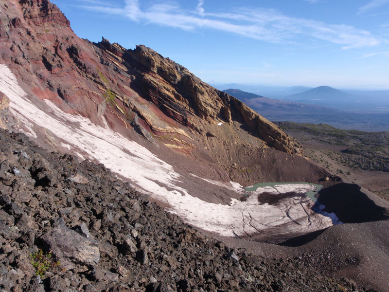 Thayer Glacier and lake