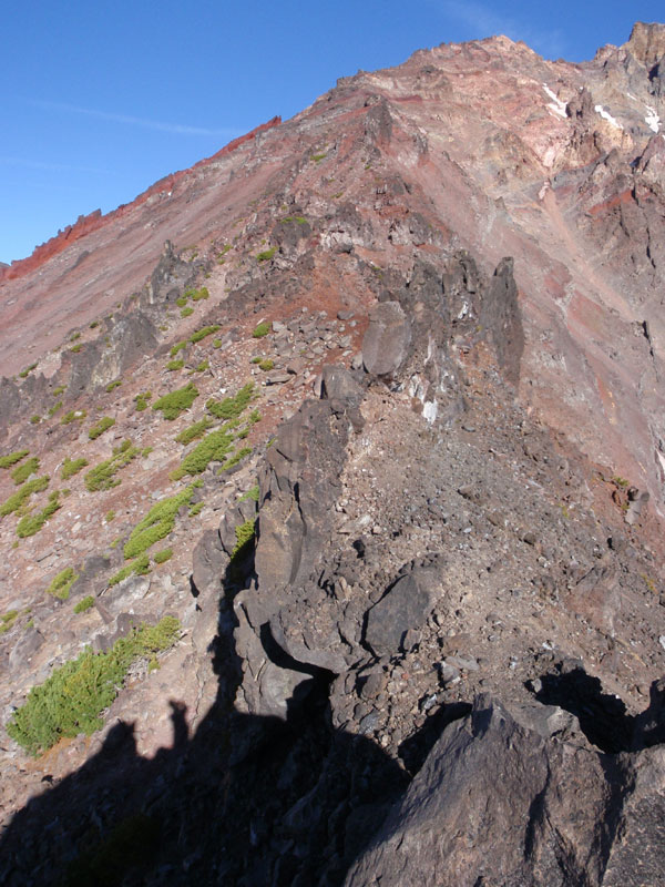 Shadow on the SE spur