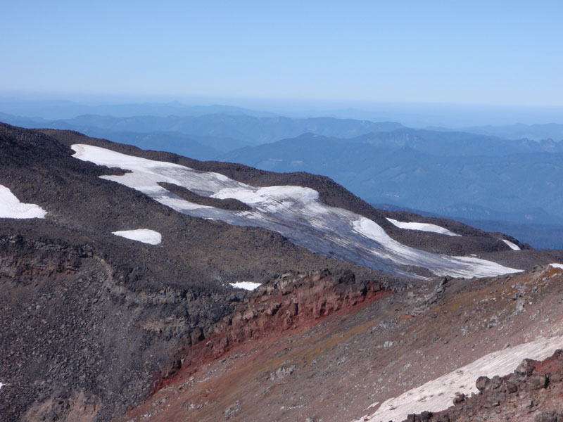 Top of the Collier Glacier