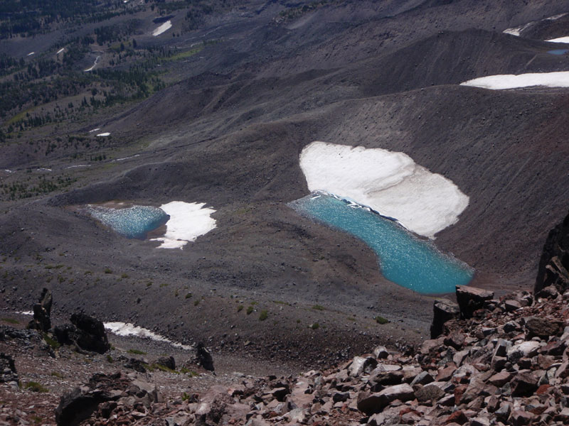 Pools below the Hayden