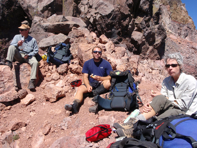 Lunch time near the Camels Hump