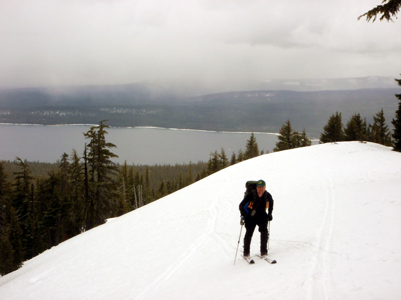 Mark on the ridge