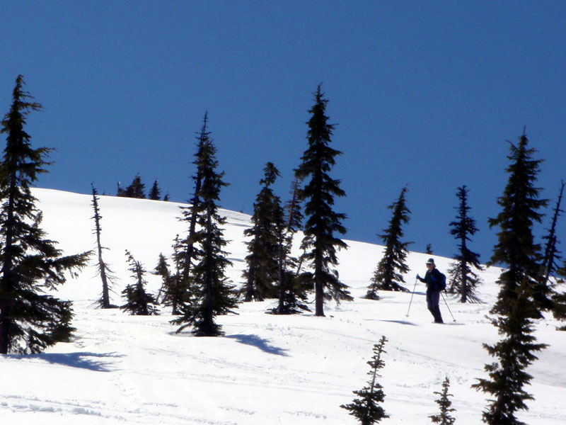 Don coming down north side of Sand Mountain