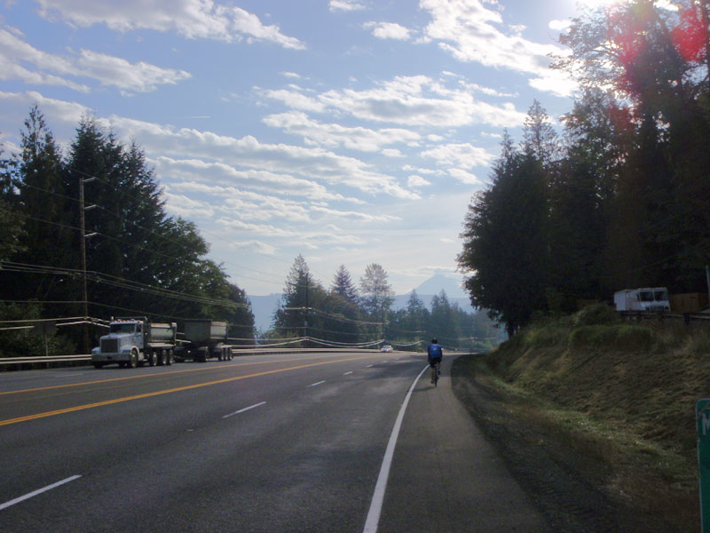 First view of Mt. Hood