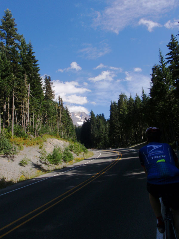 On the Timberline road