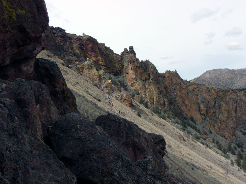 Looking across to Misery Ridge Trail