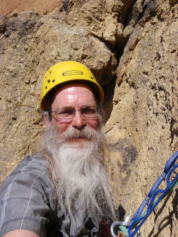 Setting up for rappel after cleaning Lion&#8217;s Jaw