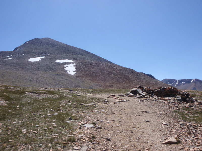 Dana Peak comes into view: half way there