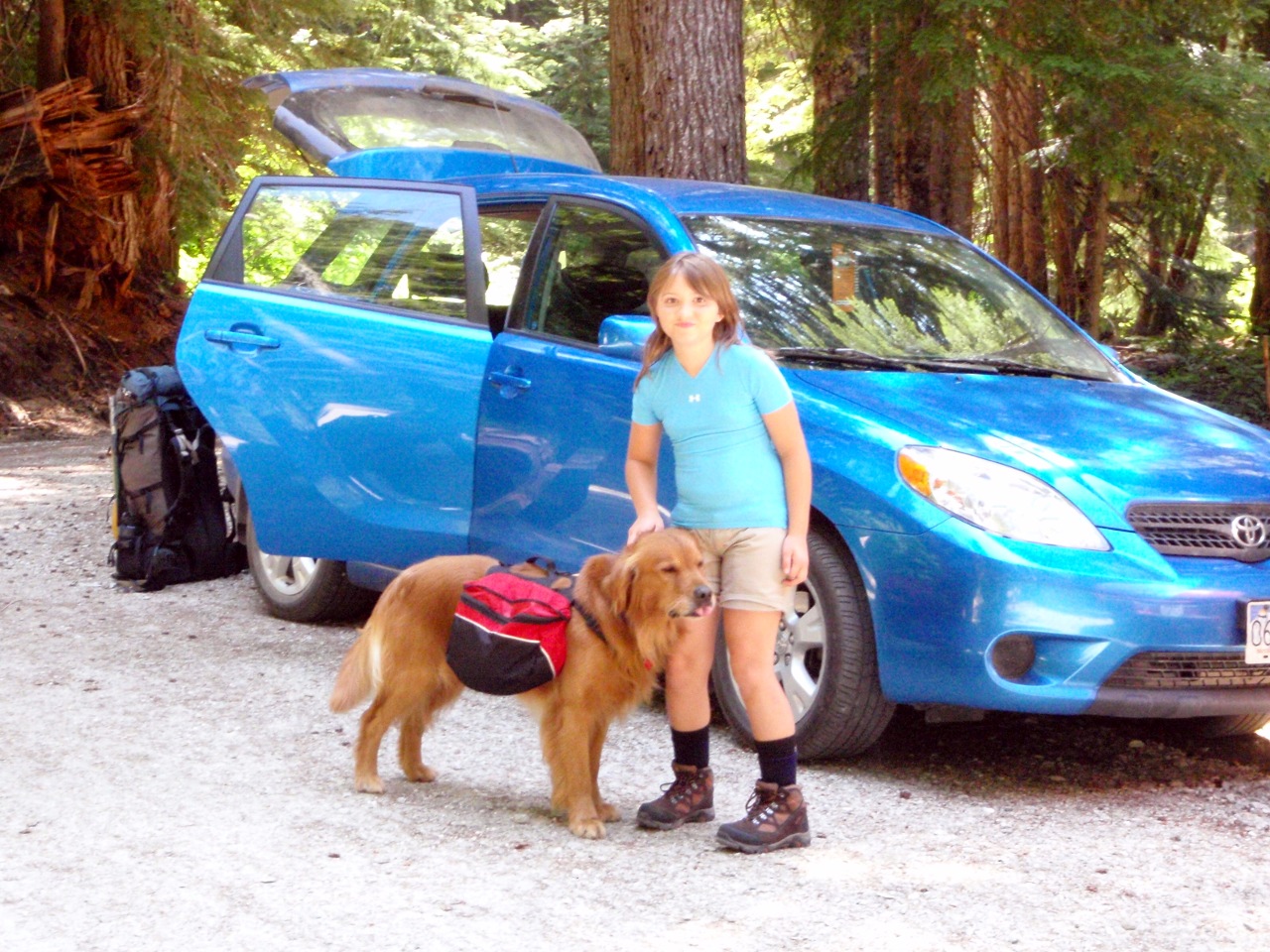 Thursday: Mindy &amp; I place Lili&#8217;s car at the N. Fork Sauk River TH (no pics). Friday: We intend to hike in to Lake Sally Ann, but end up camping at saddle by jct with the PCT. Beth and Cody at the Little Wenatchee TH