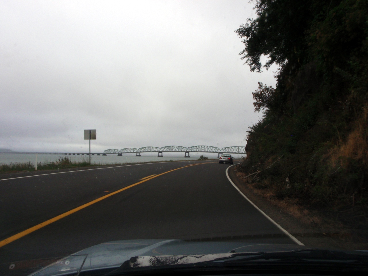 Thursday: back in Oregon. Astoria Bridge