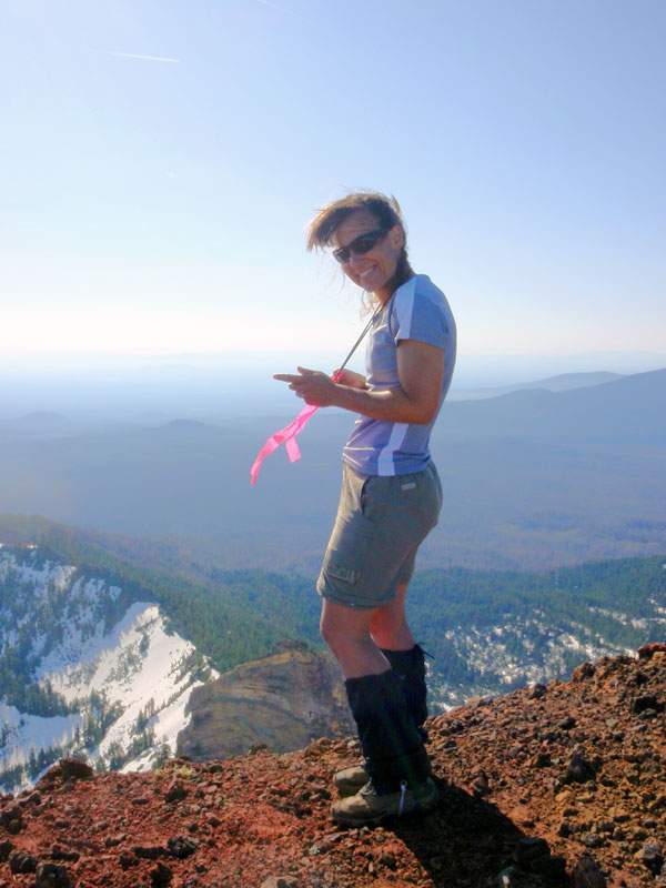 Juli, with the Unneccessary Summit below